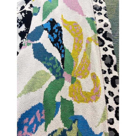 Anthropologie Maeve Cardigan Sweater Savannah Colorful Abstract Artsy Medium - Picture 6 of 7